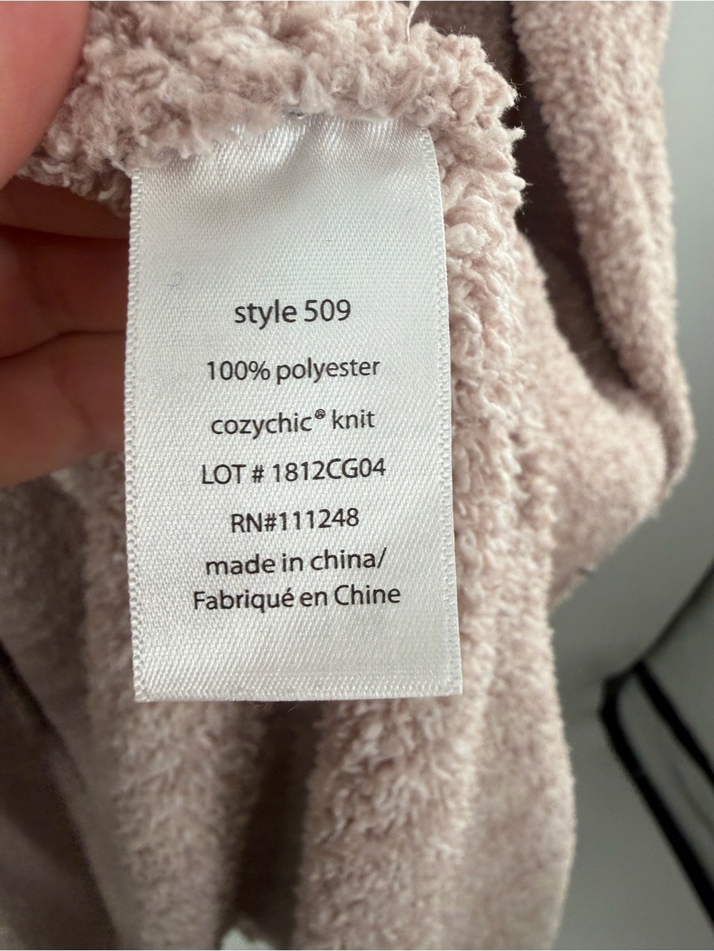 Barefoot Dreams CozyChic Adult Robe Pink - Picture 8 of 10